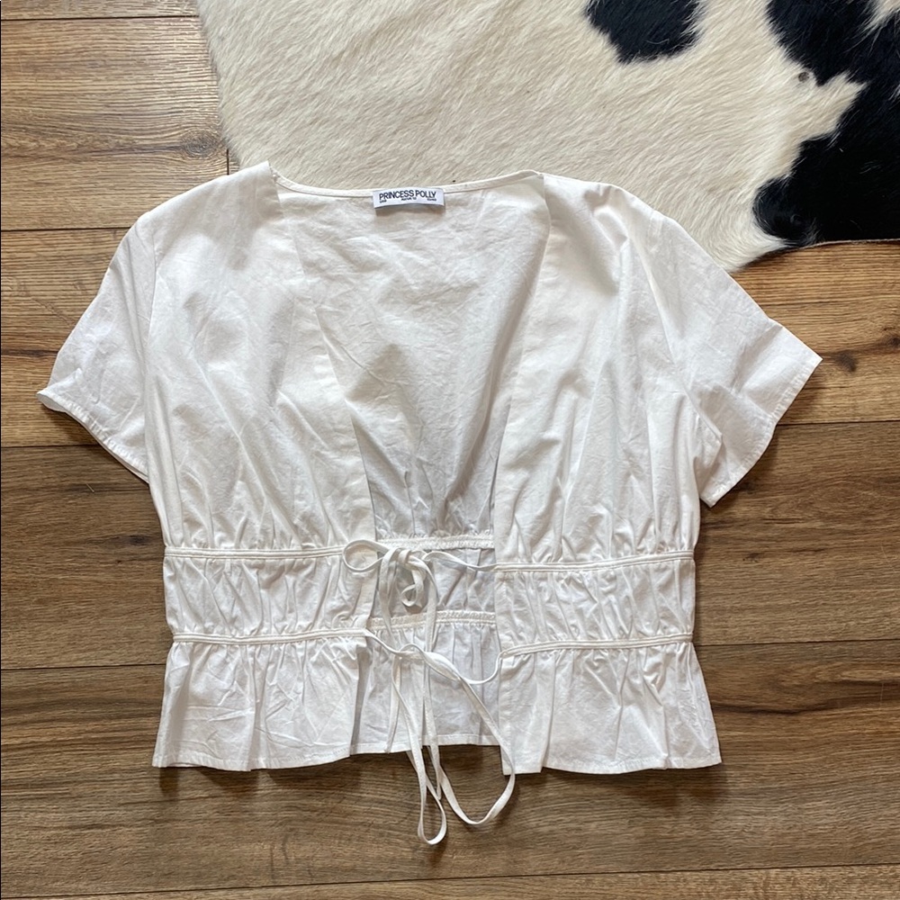 white "Sunblind Top" from Princess Polly - Picture 2 of 7